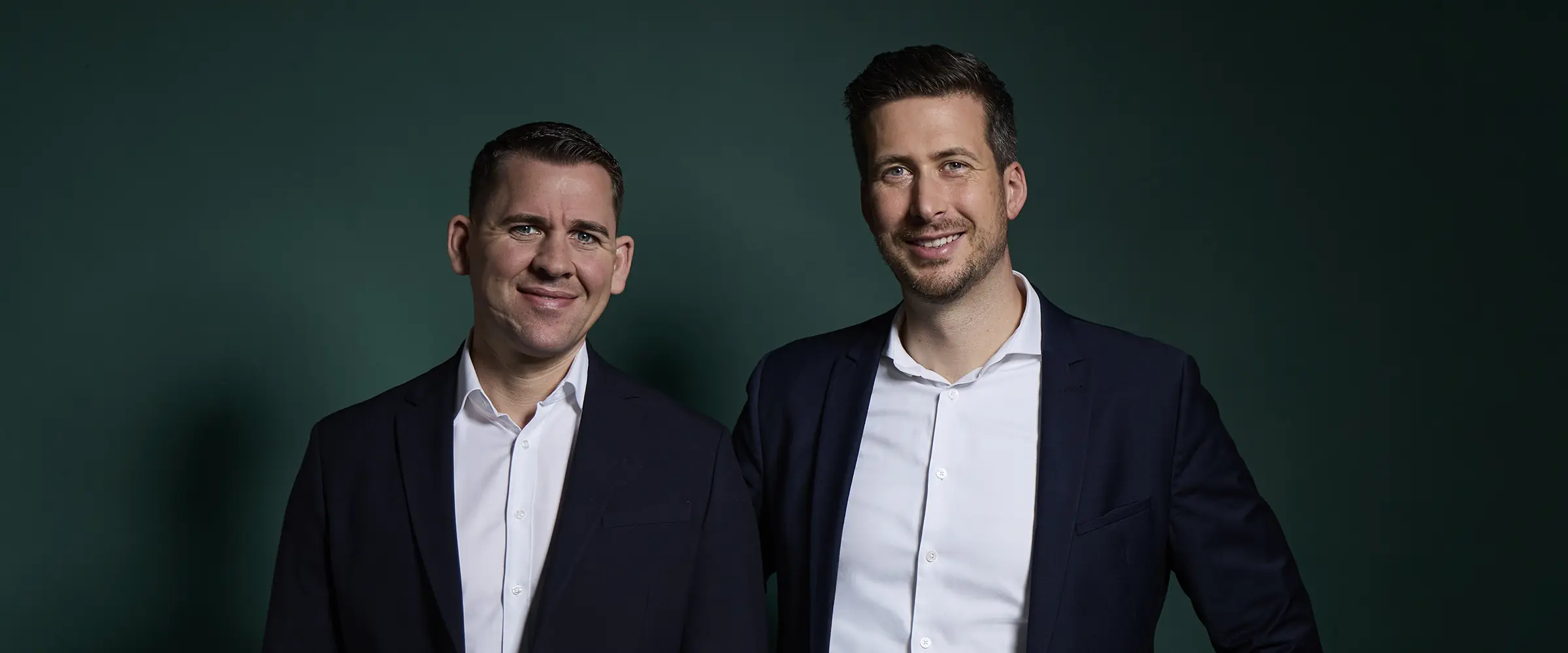 Die Geschäftsführer von DTE Consult, Simon Dörr und Georg Lang
